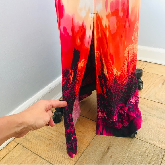 Venus Strapless Tie Dye Maxi Dress - Picture 5 of 7